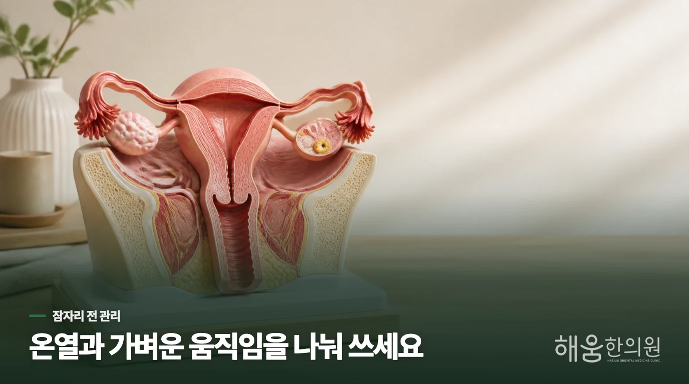 잠들기 전 온열과 움직임은 어떻게 쓸까요?