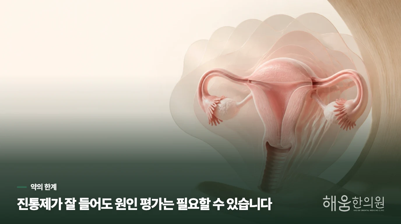 진통제가 잘 들어도 원인 평가가 필요한 때가 있습니다